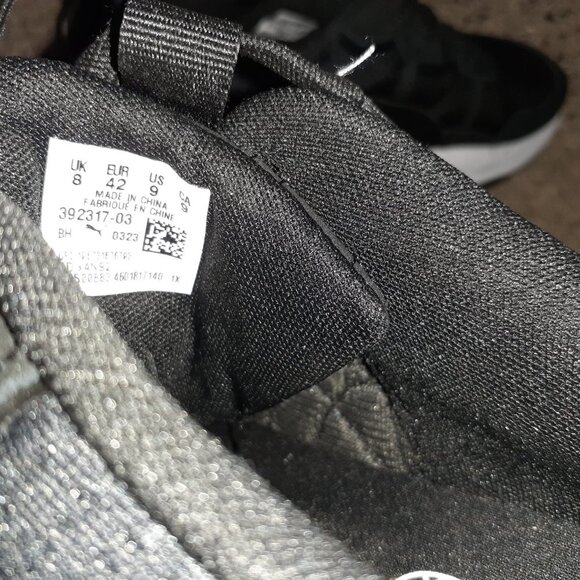 PUMA X-Ray Tour Sneakers 'Black White' 392317-03-Size 9-NWOT - Picture 7 of 9